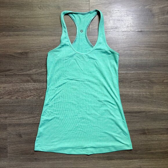 Lululemon Women's Cool Racerback Tank - Green - Picture 2 of 5